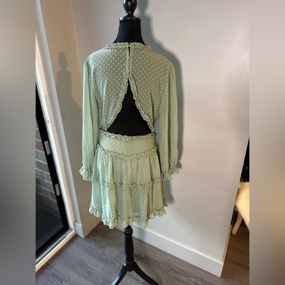 NWOT Ruffle Mint Green Dress - Picture 4 of 6